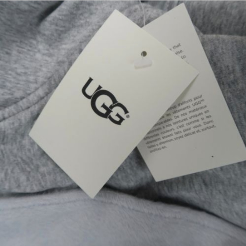 UGG Plus Size Blanche Fleece Robe SEAL HEATHER 3X - Picture 4 of 6